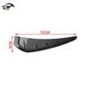 Cross Carbon Fiber Side Fenders: Universal Decorative and Modified Car Body Stickers