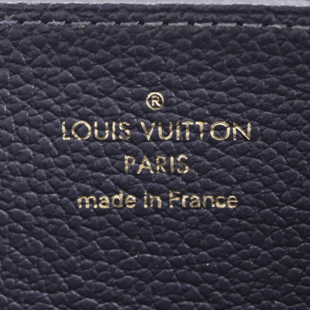 Louis Vuitton Zippy Wallet Purse M62121 Marine Rouge Navy Blue Monogram Ann Platt Unisex Used