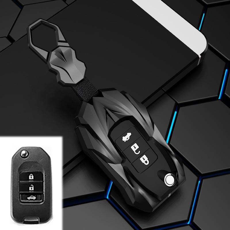 Zinc Alloy Car Key Case Cover for Honda CivIc HRV CRV XRV Crider Odyssey Fit Freed 2015 - 2018