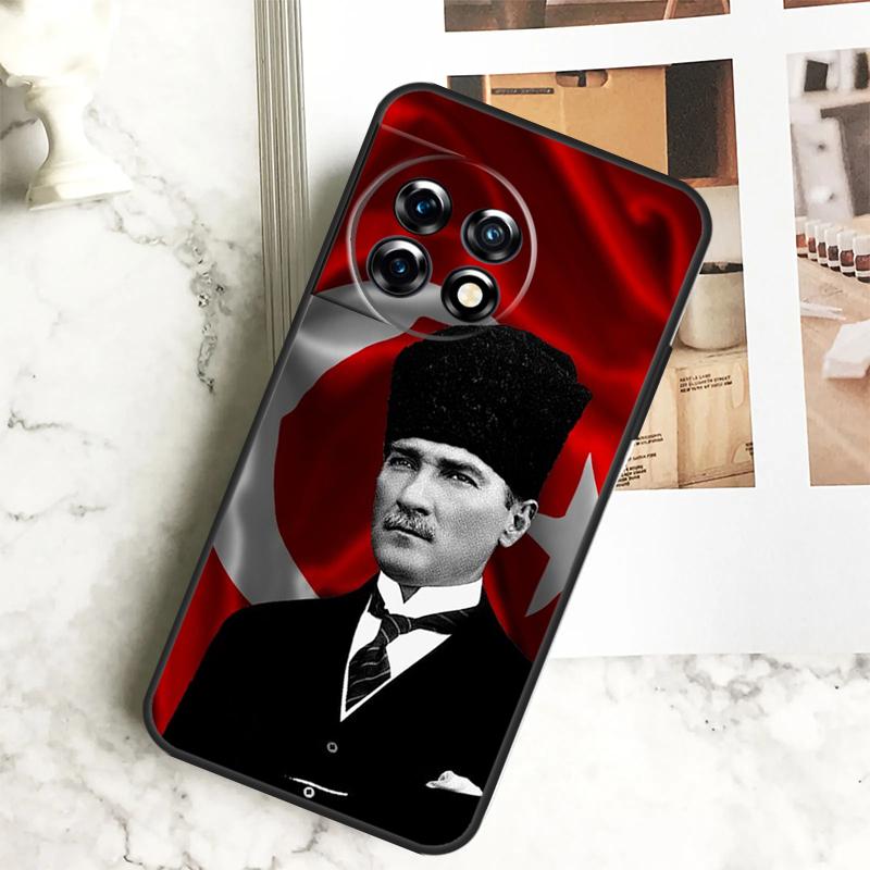 Mustafa Kemal Ataturk Hülle Für OnePlus 12R 12 11 9 10 Pro 10R 9R 8T 10T Nord CE 2 3 Lite 2T N10 N20 N30 CE4 Cover