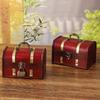 Wooden Privacy Storage Box With Lock For Jewelry And Keys For Bedroom And Living Room