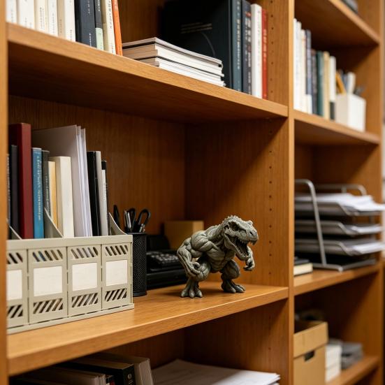 Muscular Dinosaur Figurine, 3D Printed Dino Muscle Statue for Desktop, Shelf, Office Home Decor, Collectible Gifts for Dinosaur Lovers