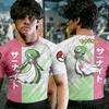 Summer Men's Fitness Tshirts Cartoon Pokémon Gengar Muscle T-shirts Jiu Jitsu Rash Guard Breathable Tees Man Fitness Clothing