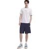 Fila 2023 New Summer Casual Solid Color Versatile Knit Short Sleeve T-Shirt Men Tops White F11M338101FWT