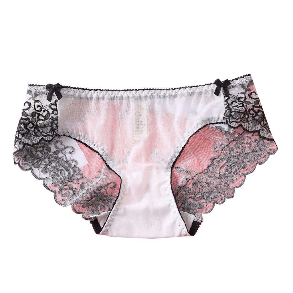 Women Pantie Sexy Lace knicker High Elastic Embroidery Yarn Underpants Underwear