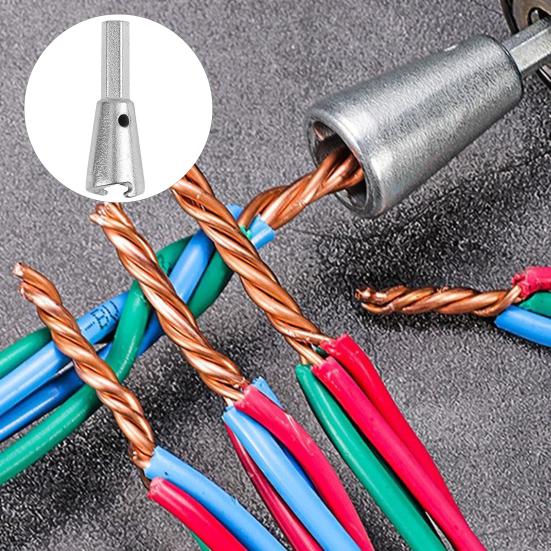 Nástroj na odizolování drátu pro vrtačku Nastavitelné odizolování Délka 10-40 mm Vysoce účinné kroucení drátu Paralelizátor Splétání drátu