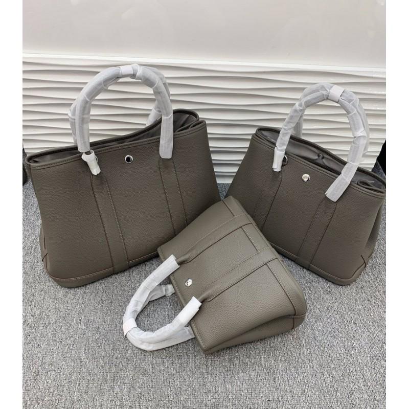 Layer Lychee Pattern Cowhide Garden Bag Fashionable Simple Large-capacity Portable Single-shoulder Diagonal Leather