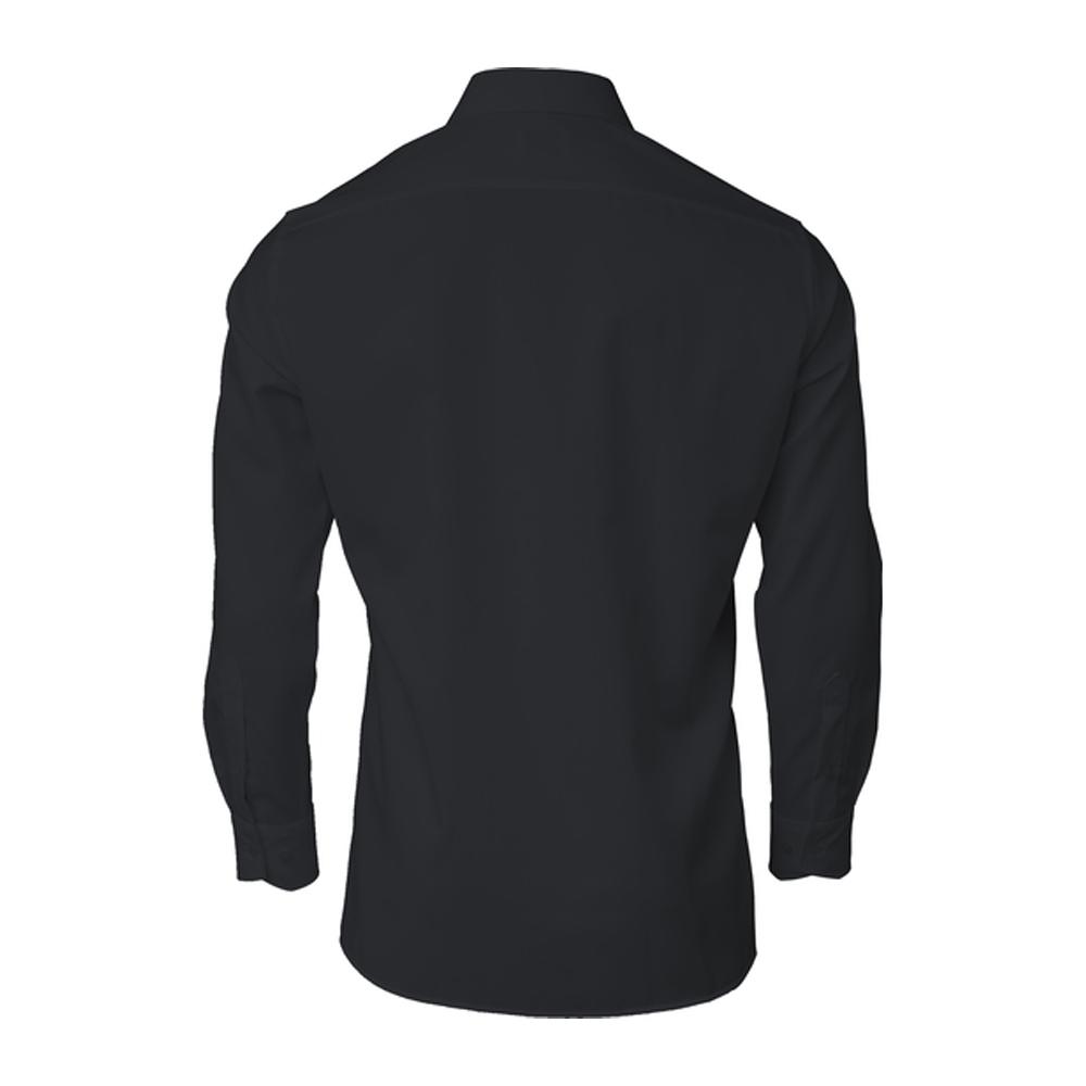 Marvelis Mens Poplin Slim Long-Sleeved Shirt