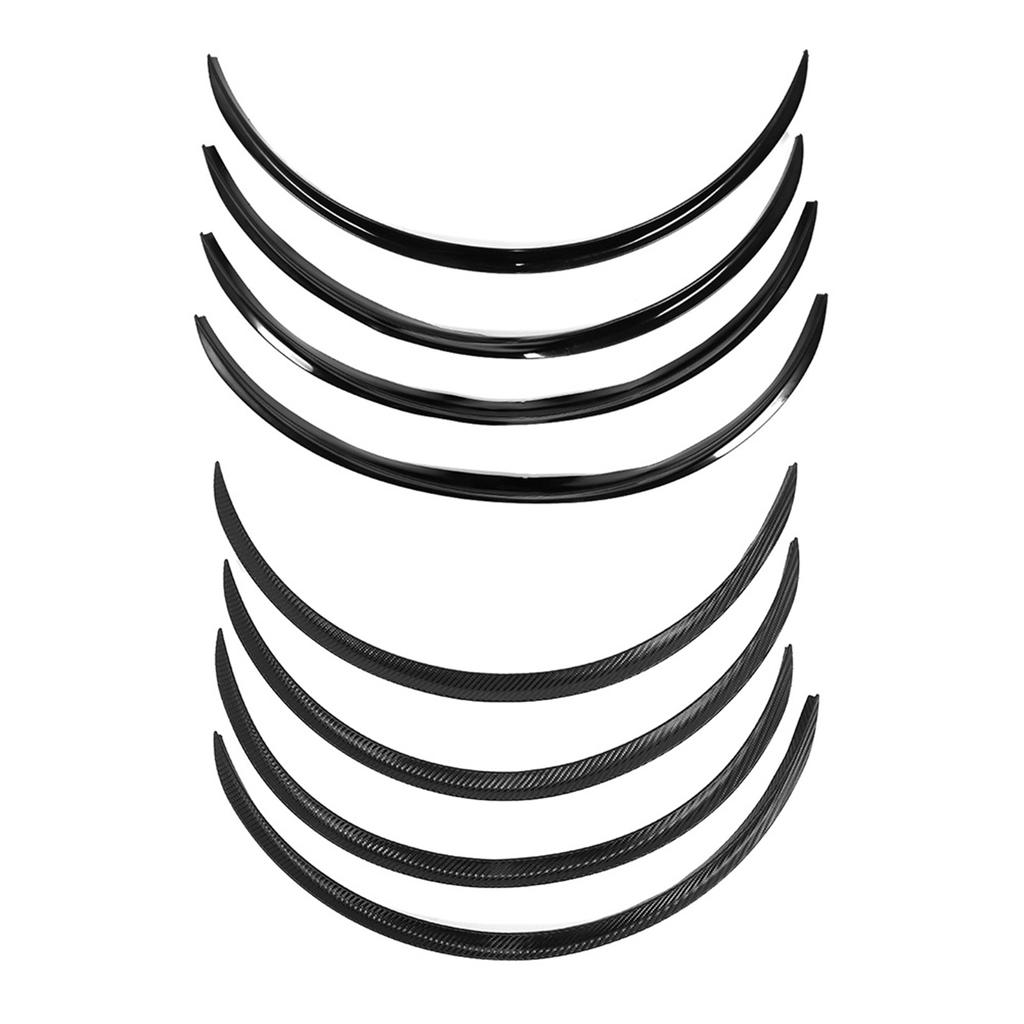 4 ks Ochranný lem blatníku na kolo Ozdobná lišta nárazníku Odolná proti poškrábání Rozšíření blatníku Univerzální 72 cm 28,4 palce Oblouk Kola Lišta kola Lemy blatníků na kolo