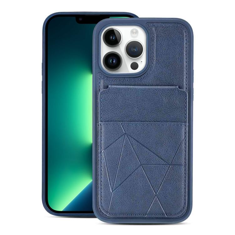 Multifunctional Vertical Flip Card Wallet Holder Vegan Leather Back Phone Case