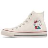 Hello Kitty X Chuck Taylor All Star High Apple Unisex Sneakers Cream White Natural 31309450