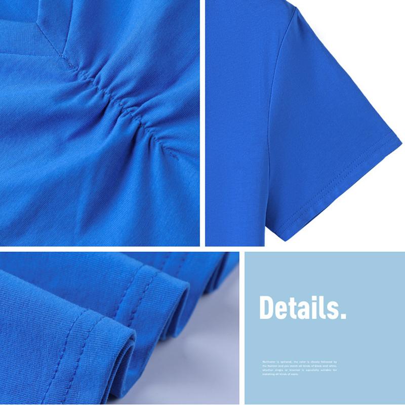 Summer V-Neck T-shirt Women Sexy Short Sleeved Loose Za Tops Tees Spring Korean New Femal Plus Size T Shirt Top