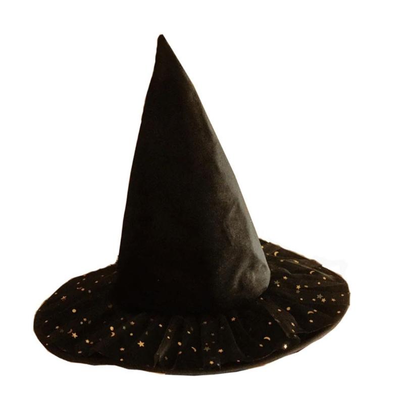 Mystical Pointed Witch Hat Adjustable Witch Hat Cosplay Spellbinding Witch Hat for Role Playing and Themed Event 1