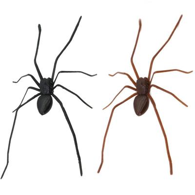 Halloween Decorative Spider Gag Ornaments Party Props Outdoor Spider Decor Creepy Crawly Decor for Indoor House Garage Outdoor