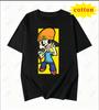 90s Rap Dog Parappa Print American Retro Loose Cotton Tshirt