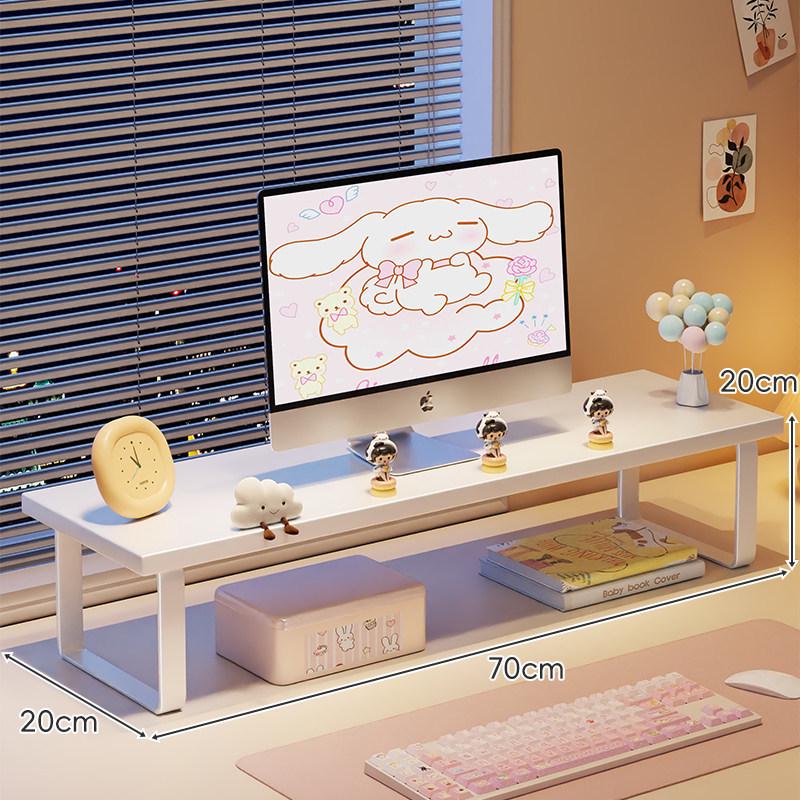Monitor Stand with Cooling Base: Desktop and Laptop Lifting Bracket for Students