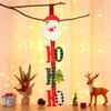 2022 Wooden Christmas Door Hanging Oraments Wall Xmas Merry Christmas Decor For Home Happy New Year Naviidad Door Hangers