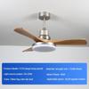 45W Domácnost Inteligentní proměnná frekvence Obývací pokoj Osvětlení elektrického ventilátoru Masivní dřevo Retro Osvětlení ventilátoru pro restaurace Plná specifikace