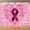 2D Pink Ribbon Banner, Women Silhouettes and Strength Backdrop for Decor