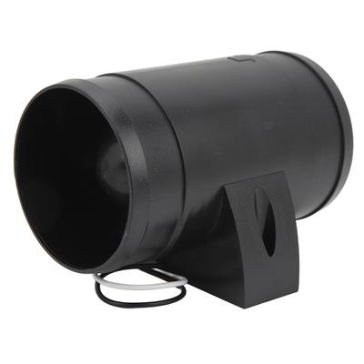 Ventilatore da condotto in linea da 3 pollici 12V 5 pale Alto flusso d'aria Funzionamento silenzioso Ventilatore di scarico per camper barca