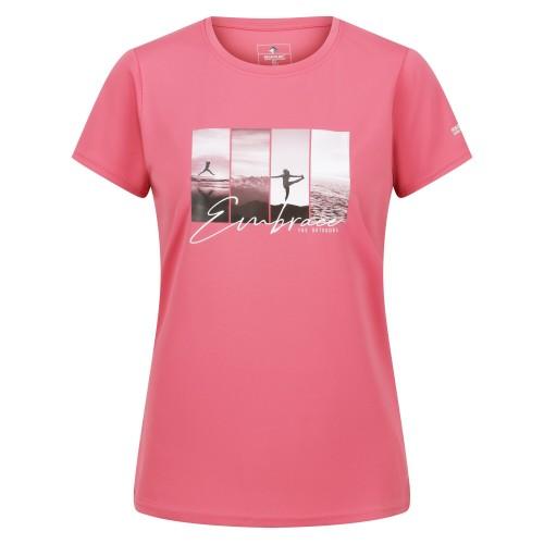 Regatta Damen Fingal VII Embrace The Outdoors Yoga Pose T-Shirt