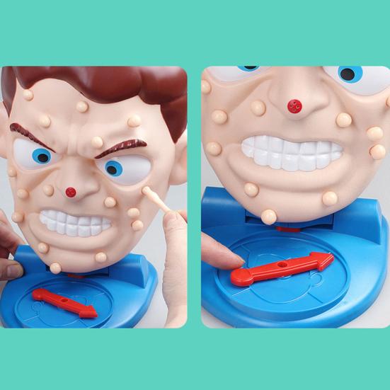 1 Set Decompression Toys Novelty Fun Interactive with Face Anxiety Relief Early Childhood Squeeze Blain Spray Water Anti-stress Toys Desktop Game