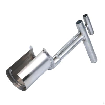 Bulb Planter Garden Transplanter Stainless Steel Depth 4.33in Manual Weeder Planting Tool