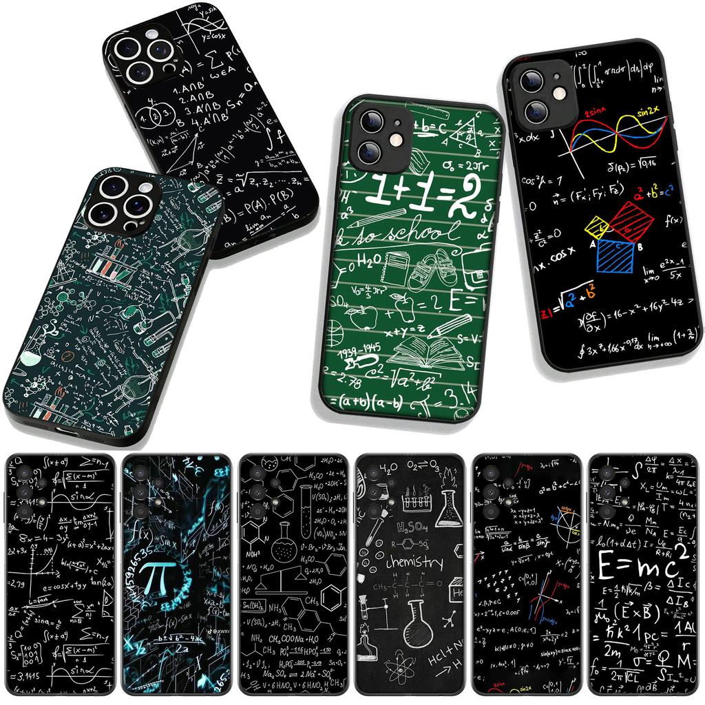 Chemistry Science Chemical Maths Equation Formula Phone Cover Case for Apple iPhone 17 16 11 Pro XS Max XR 6 7 8 Plus + 16E SE
