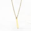 EManco Necklace Factory Price Flowing Geometric Vertical Pendant Necklace New Creative Jewelry Fashion Necklace