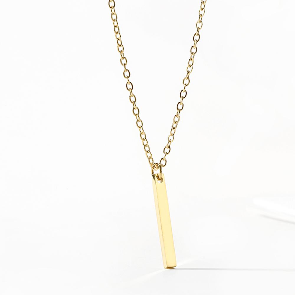 EManco Stainless Steel Glossy Long Geometric Pendant Necklace Fine Chain Sexy Charms for Women Factory Wholesale Price