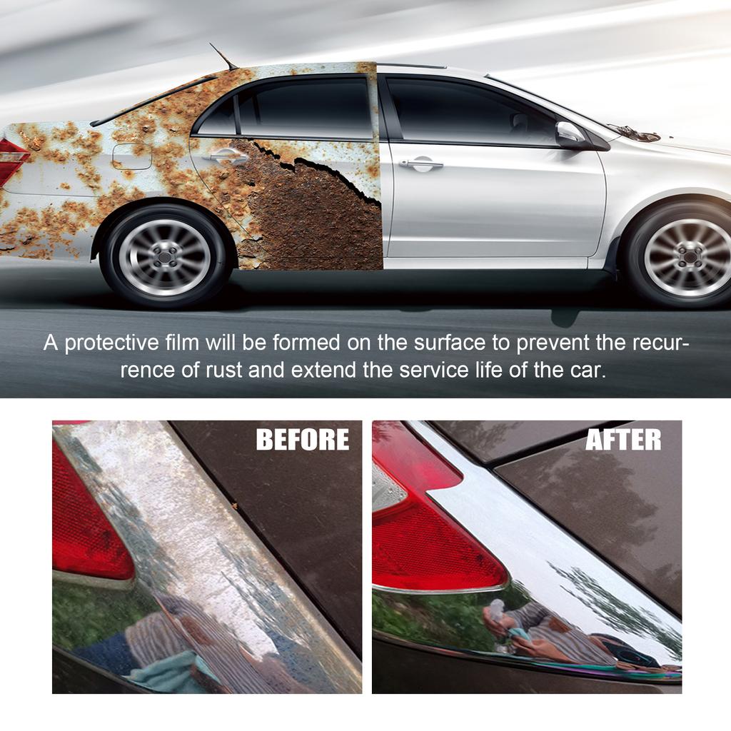 Paint Rust Inhibitor Paint Rust Remover Derusting Spray Car Rust Removal Spray Car Wheel Hub Rust Remover Car Accessories