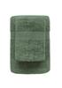 Leo Bathroom Towel 50x90 Green 100% Cotton 450g Soft