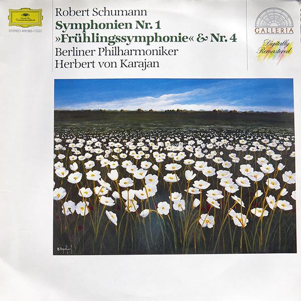LP Record ROBERT SCHUMANN BERLINER PHILHARM Symphonies No. 1 Spring Symphony 4190651 Deutsche Grammo 1986 Germany Classical Used