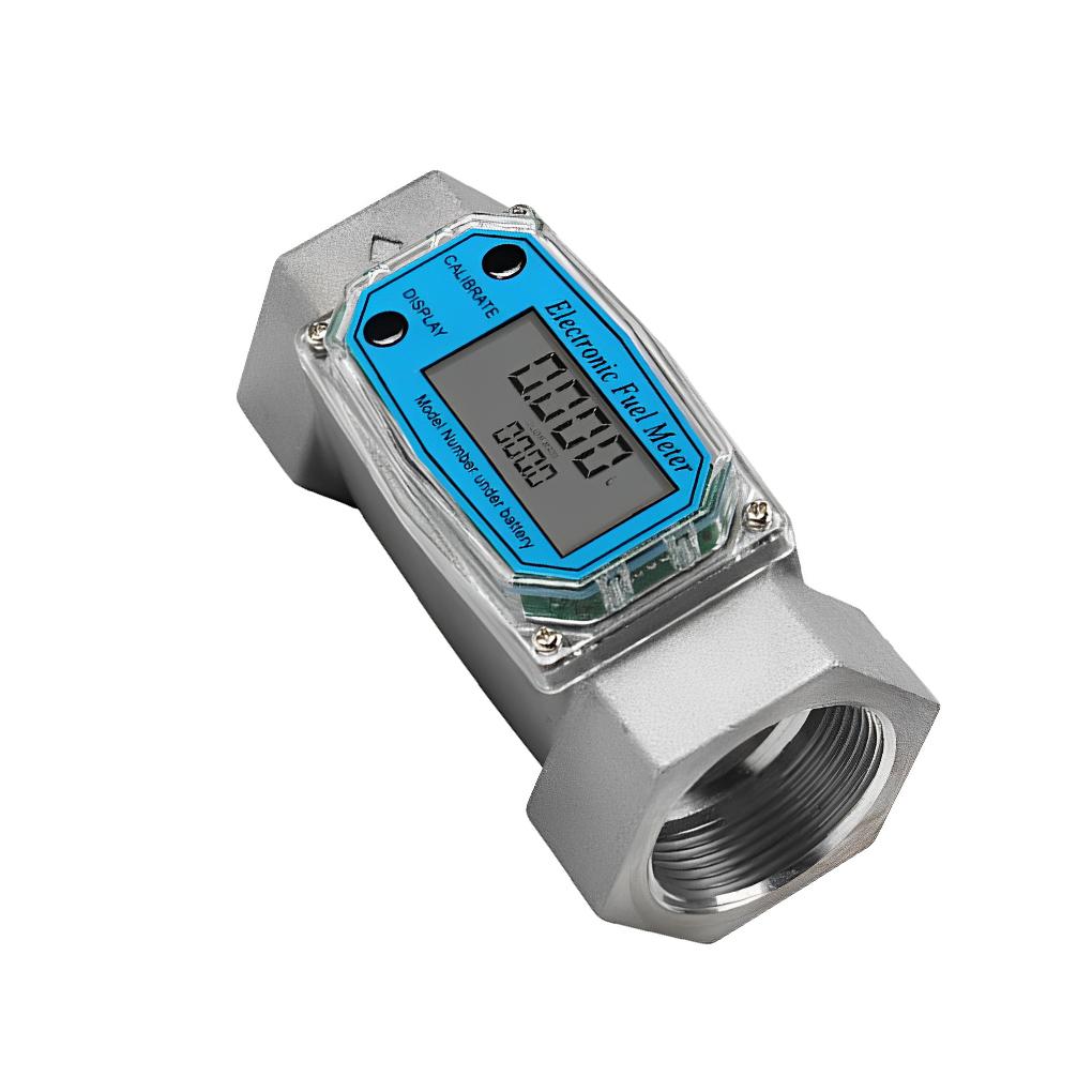 Electronic Flows Meter Measuring Flowmeter LCD Flows Indicator 1.5inch