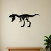 Metal T Rex Skeleton Wall Art Durable Iron Coating Indoor Outdoor Decor Halloween Christmas Gift