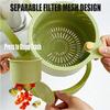 Kitchen hanging drain basket Detachable Food Waste Trap Basket Press To Clean Sink Strainer for Home Apartment Hotel Farmhouse