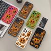 Frosted Anti-Drop Halloween Pumpkin Case for iPhone 17 Pro Max