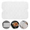 100 Sheets Air Fryer Paper Liners Disposable Perforated Nonstick Baking Paper Liners Oil Proof Heat Resistant for Airfryer