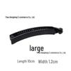 Korean Style Black Banana Hair Clip, 10/11cm, Large/Small for Ponytails