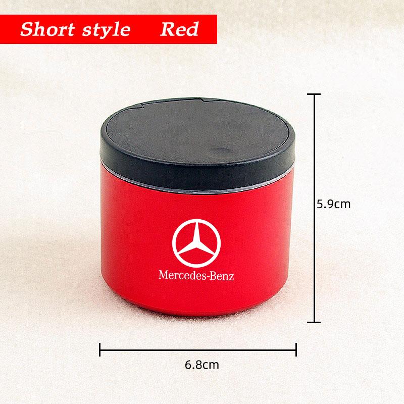 CRV1   Portable Car Ashtray Cigarette Ash Holders With Cover For Mercedes benz E GLK CLS A W204 W213 W221 ML ABR Apple Tree Accessories