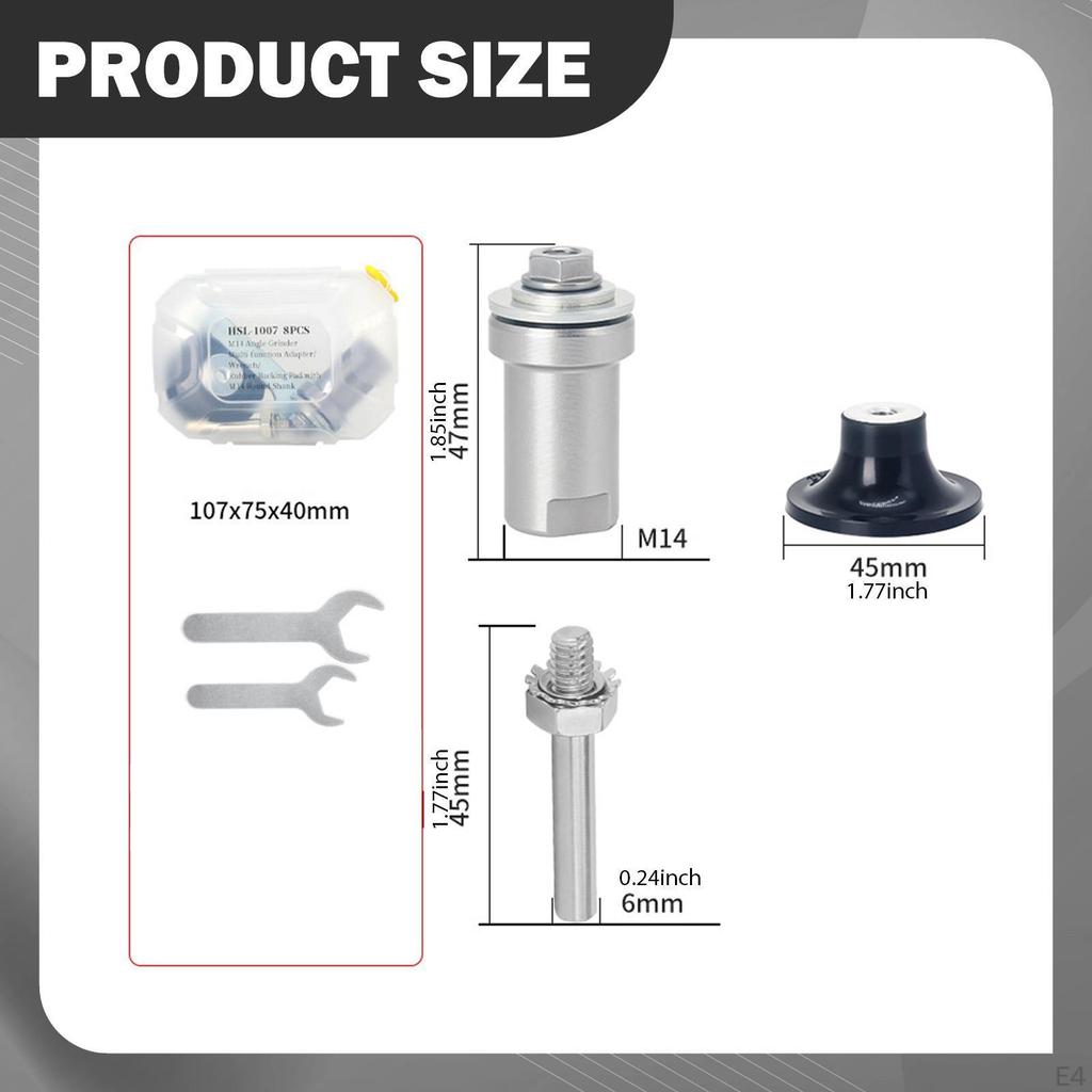 Connecting Rod Kit Adaptor Electric Drill Part Conversion Angle Grinding Adapter for Polishing