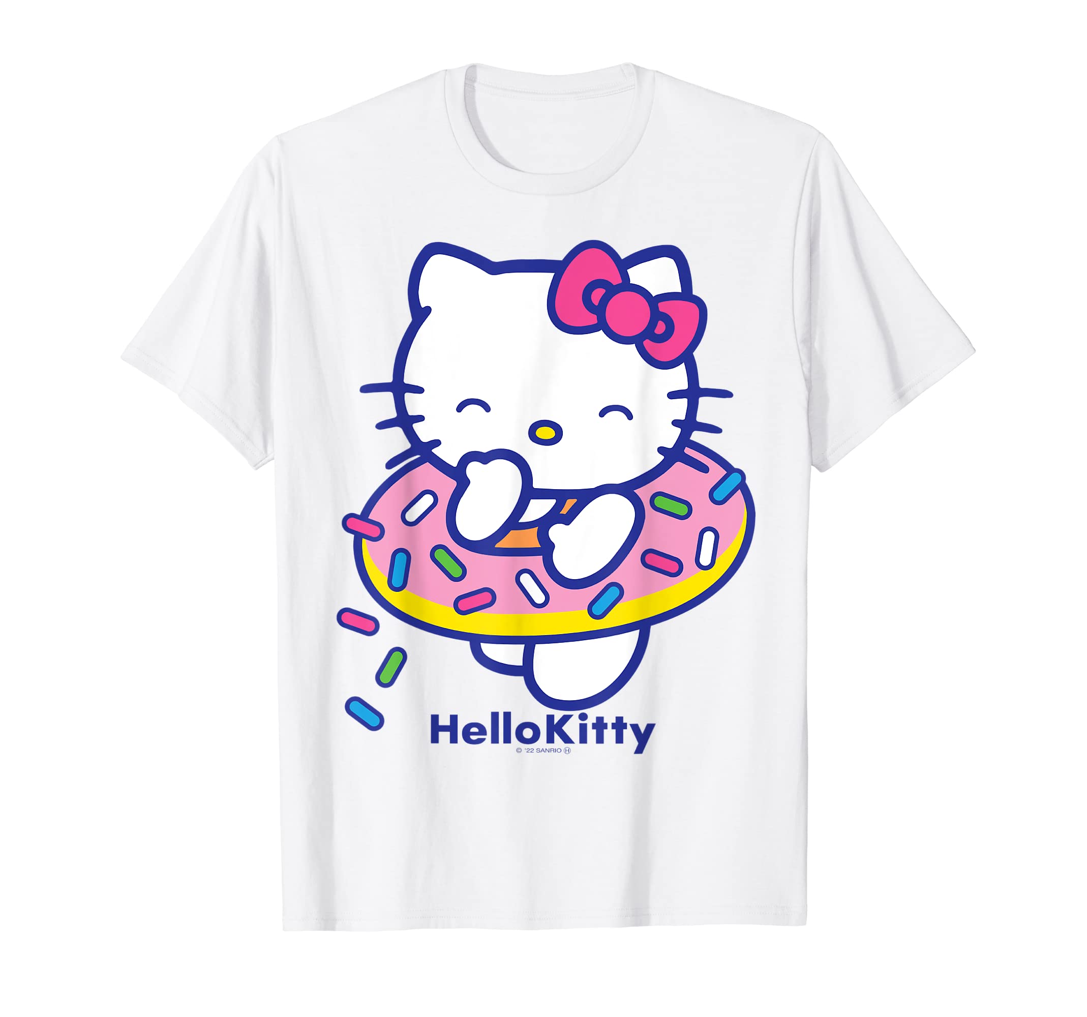 

Hello Kitty US design float T-shirt белый