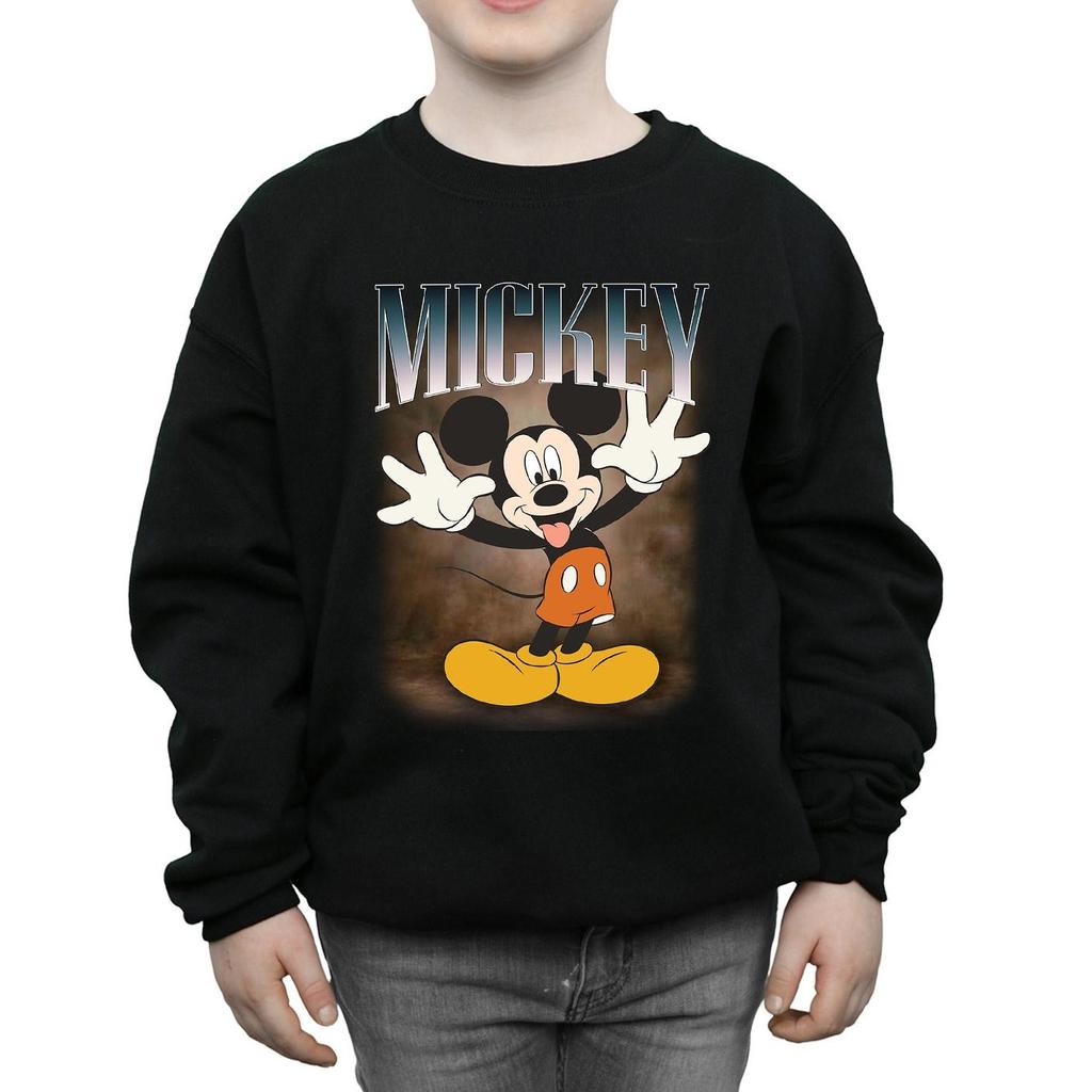 Disney Jungen Mickey Mouse Zungenmontage Sweatshirt