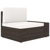 VidaXL Garden Furniture Set 5 Pcs Woven Resin Brown