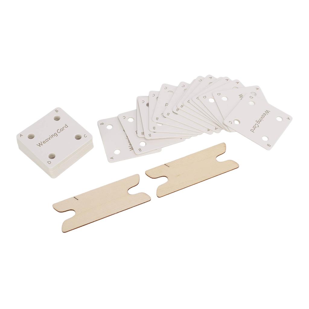 Tablet Weaving Card Smoothness Convenient Flexible Safe Sturdy Durable Paper Loom Card for Craft