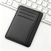 Minimalist Slim Card Holder Pu Leather Multi Card Slots Card Case Simple Solid Color Wallet For Men Women Office Daily Carry