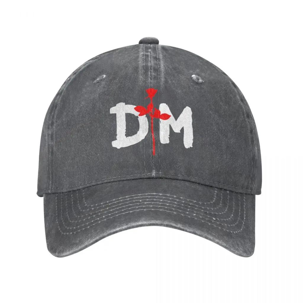 Gorra de Béisbol para Hombre y Mujer Banda DM Dave Gahan Martin Gore Sombreros Lavados Desgastados Gorra Actividades Gorra Snapback