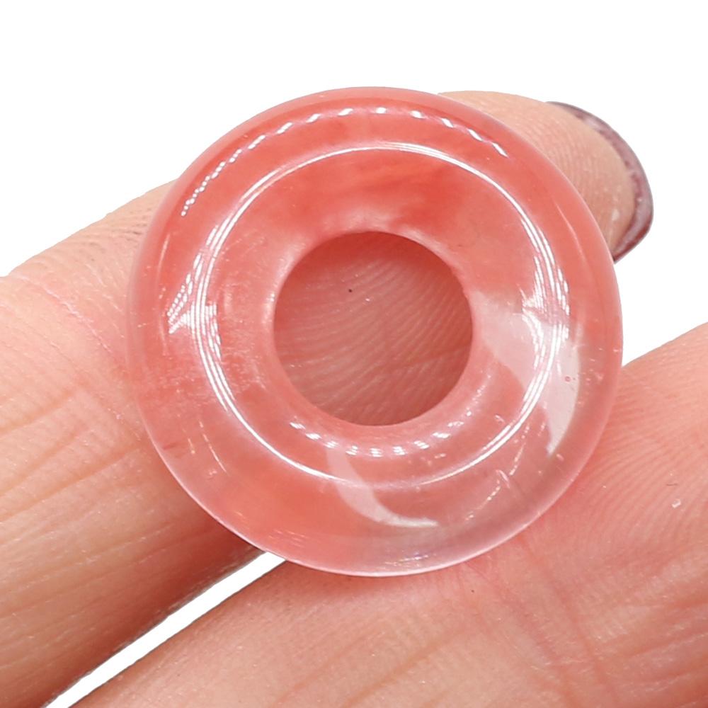 1ks korálky z přírodního kamene s velkým otvorem, reiki léčivý krystal křemen volné korálky pro výrobu šperků DIY náhrdelník klíčenka dekorativní doplňky 6×20 mm