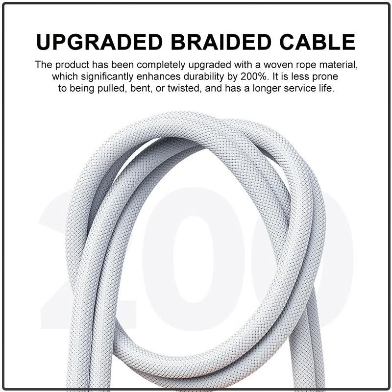 Original Apple Type‑C To Type‑C Charging Cable 1M Braided Stable Power Delivery Durable USB‑C Cord Universal Compatibility For Smartphone Tablet