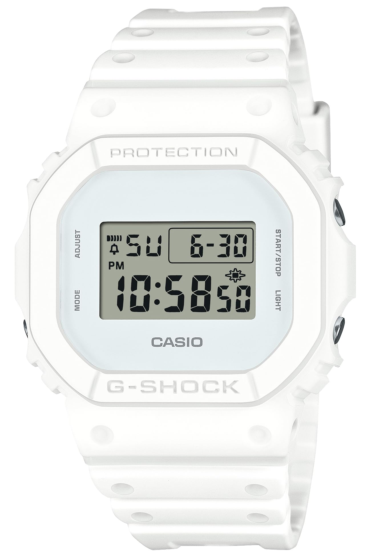 

Экологичные белые часы [Casio] G-Shock [Используемые материалы] DW-5600WW-7JF Мужские белый